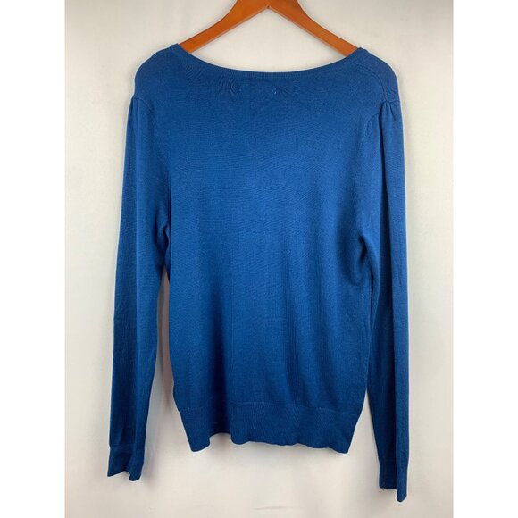 Kenneth Cole Womens Blue Cardigan Sweater Small - Picture 5 of 5